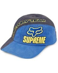 Supreme - X Fox Racing Logo-Embroidered Cap - Lyst