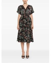 Nissa - Floral-Print Viscose Dress - Lyst