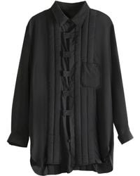 Yohji Yamamoto - Quilted Panelled Coat - Lyst