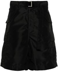 Sacai - Belted Cargo Shorts - Lyst