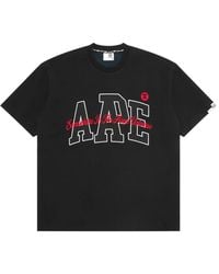 Aape By A Bathing Ape - Logo-Embroidered T-Shirt - Lyst