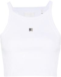 Givenchy - 4g Cropped Tank Top - Lyst