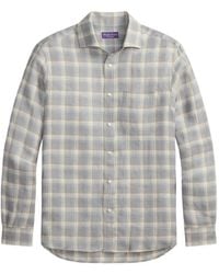 Ralph Lauren - Plaid Twill Shirt - Lyst