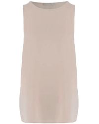 Allude - Sleeveless Top - Lyst