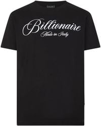 Billionaire - Signature Round-Neck T-Shirt - Lyst