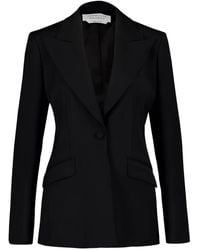 Gabriela Hearst - Single-Button Wool Blazer - Lyst