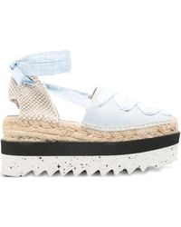 Stella McCartney - Gaia Platform Espadrilles - Lyst