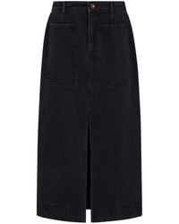 Marie Oliver - Leighton Front-Slit Midi Skirt - Lyst
