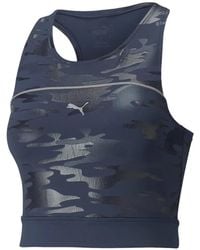 PUMA - Run High Camouflage-Print Crop Top - Lyst
