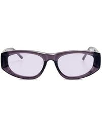 The Attico - X Linda Farrow Maya Geometric-Frame Sunglasses - Lyst