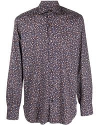 Barba Napoli - Floral-print Cotton Shirt - Lyst