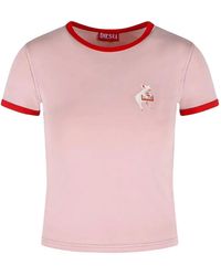 DIESEL - 'T-Uncuties-Long-S12' T-Shirt - Lyst
