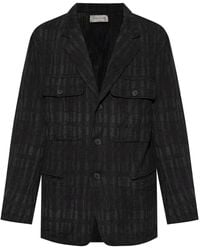 Yohji Yamamoto - Textured-Finish Blazer - Lyst