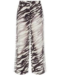 adidas Originals - Wide-Leg Jeans - Lyst