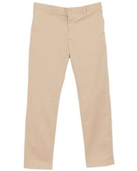 Lacoste - Twill Trousers - Lyst