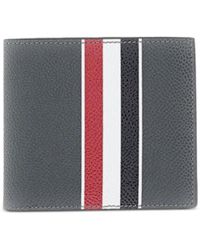 Thom Browne - Pebble-Texture Bi-Fold Wallet - Lyst