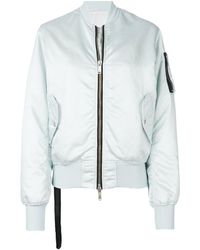 Unravel Project Cropped Bomber Jacket - Blauw