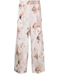 A_COLD_WALL* - Rhombus Logo-Print Cotton Trousers - Lyst