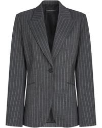 KARL LAGERFELD - Pinstripe Blazer - Lyst