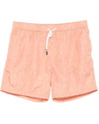 Barba Napoli - Drawstring-Waist Swim Shorts - Lyst