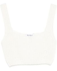 ELY ELY - Ribbed Top - Lyst