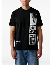 KARL LAGERFELD - Graphic-Print Crew-Neck T-Shirt - Lyst