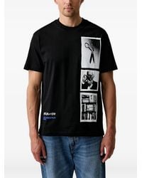 KARL LAGERFELD - Graphic-Print Crew-Neck T-Shirt - Lyst