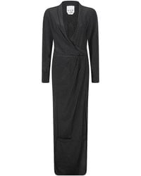 Sa Su Phi - Polka-Dot Draped Maxi Dress - Lyst