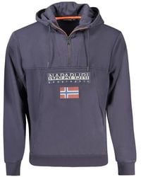 Napapijri - Hoodie Burgee À Col Zippé - Lyst