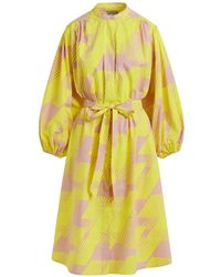 Essentiel Antwerp - Patterned Midi Dress - Lyst