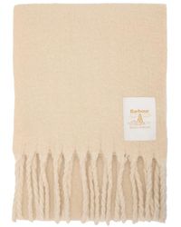 Barbour - Ellison Fringed-Detail Scarf - Lyst