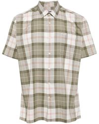Barbour - Checked Poplin Cotton Shirt - Lyst