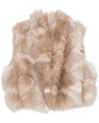 forte_forte - Faux-Fur Gilet - Lyst