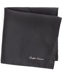 Ralph Lauren - Logo-Print Pocket Square - Lyst