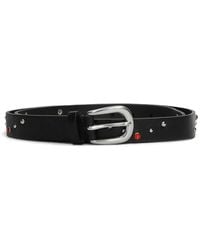 Paul Smith - Crystal-Embellished Leather Belt - Lyst