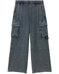 Izzue - Pantalon À Poches Cargo En Effet Délavé - Lyst