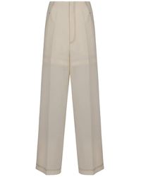 Philosophy Di Lorenzo Serafini - Cotton Blend Trousers - Lyst