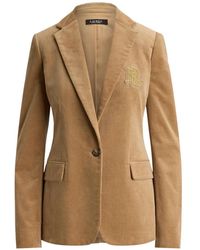 Ralph Lauren - Bullion Corduroy -Patch Blazer - Lyst