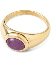 Trussardi - Stone-Embellished Ring - Lyst