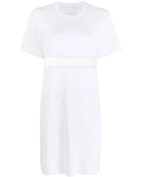 Givenchy - Logo Embroidered Shift Dress - Lyst