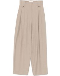 Nanushka - Pantalones anchos con pinzas - Lyst