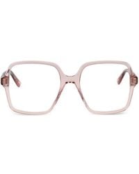 McQueen - Brille Mit Eckigem Gestell - Lyst