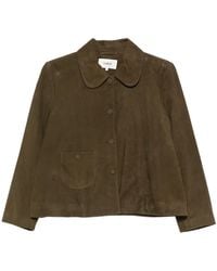 Ba&sh - Classic-Collar Leather Jacket - Lyst