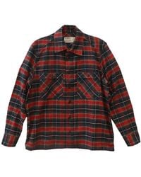HTC - Camicia A Quadri Con Stampa - Lyst