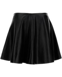 Haikure - Leather Pleated Skirt - Lyst