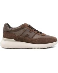 Hogan - Interactive³ Logo-Patch Panelled Sneakers - Lyst