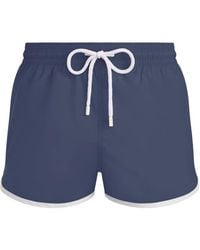 Vilebrequin - Drawstring Turtle-Embroidery Swim Shorts - Lyst