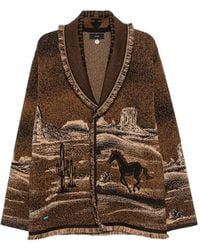 Alanui - Landscape-Pattern Fringed Jacket - Lyst