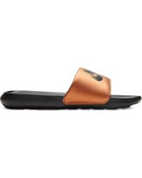 Nike - Victori One Metallic Cooper" Slides - Lyst