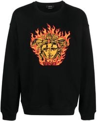 Versace - Sweat-shirt Medusa Flame - Lyst
